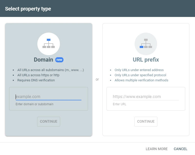 ثبت سایت در Google Search Console