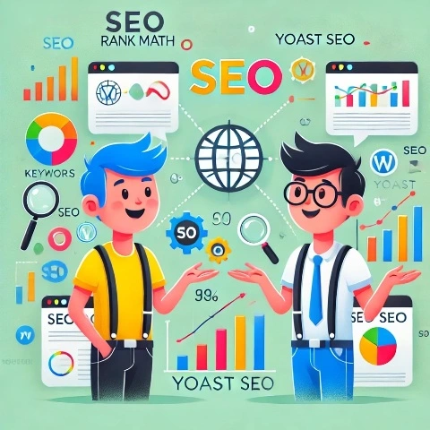 مقایسه کامل و جامع Rank Math و Yoast SEO؛ کدام افزونه بهترین انتخاب برای سئو سایت شماست؟