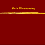 پاورپوینت Data Warehousing