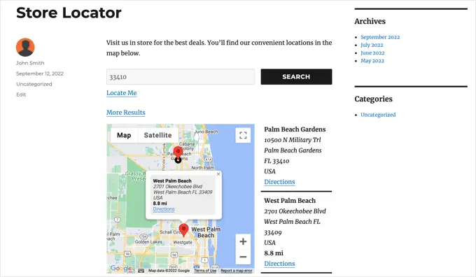 ezgif 6 7bf98d40ce - چگونه Google Maps Store Locator را در وردپرس اضافه کنیم؟