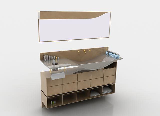 bagno model - آبجکت های آماده 3d max سینک های دستشوی و وان های حمام