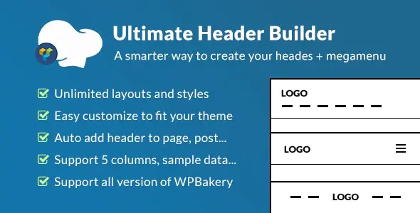 افزونه Ultimate Header Builder برای WPBakery Page Builder
