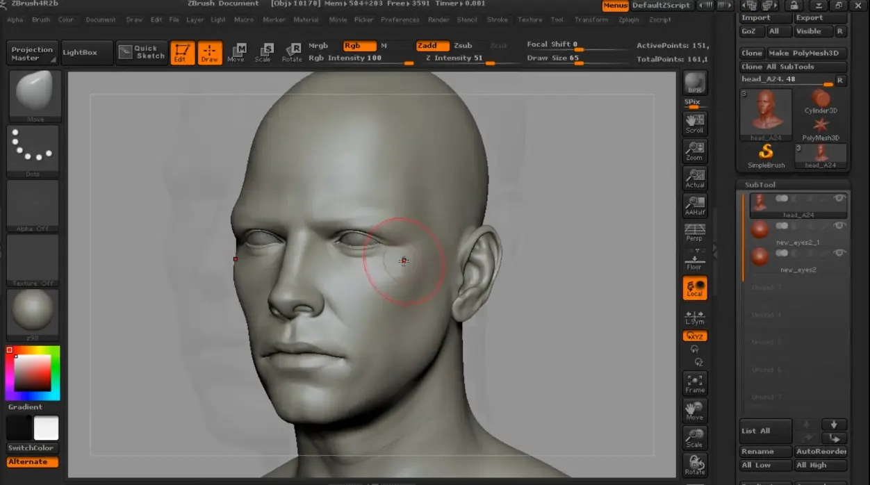  Texturing a Realistic Human in Maya and ZBrush