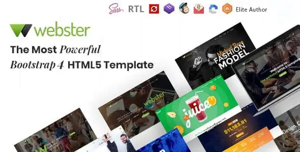 Download Webster's multipurpose HTML5 template