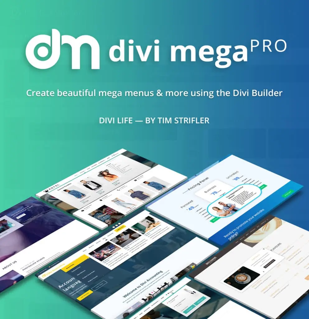 Download the Divi Mega Pro plugin