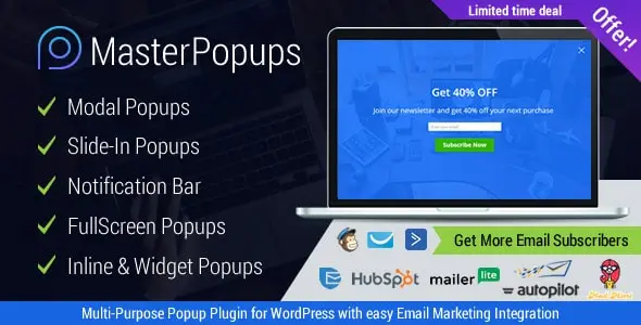 Download Master Popups plugin for WordPress