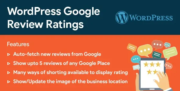 افزونه WordPress Google Reviews & Ratings