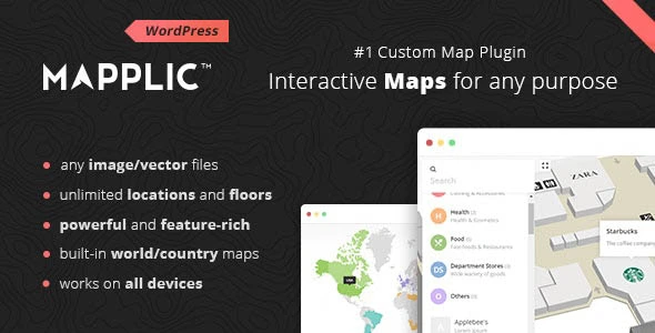 افزونه Mapplic برای وردپرس
