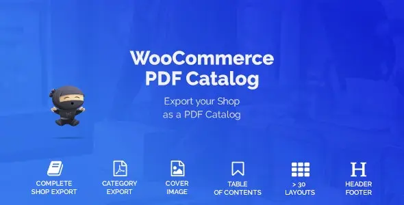 Download WooCommerce PDF Catalog plugin for WordPress