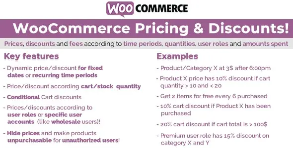 Download the WooCommerce Pricing & Discounts plugin