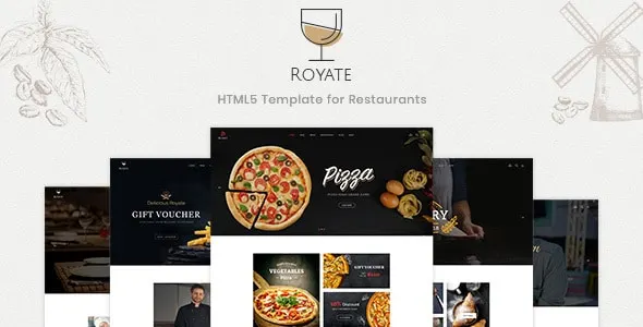 قالب html رستوران Royate