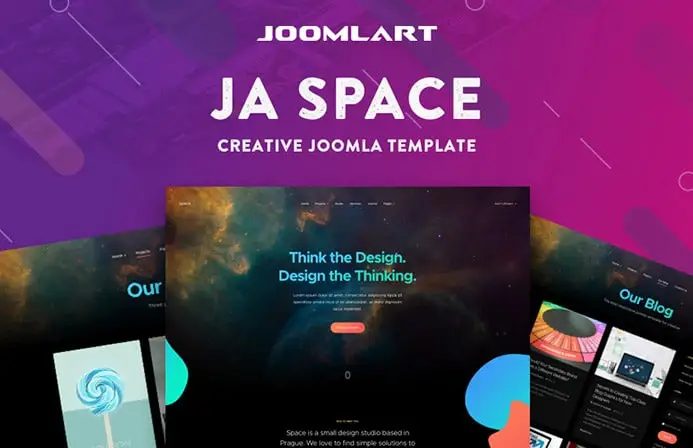 Download JA Space template for Joomla