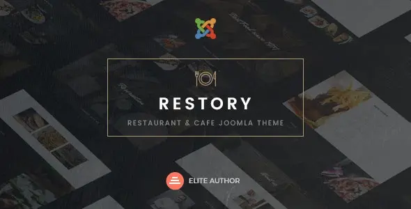 قالب کافه و رستوران Restory برای جوملا