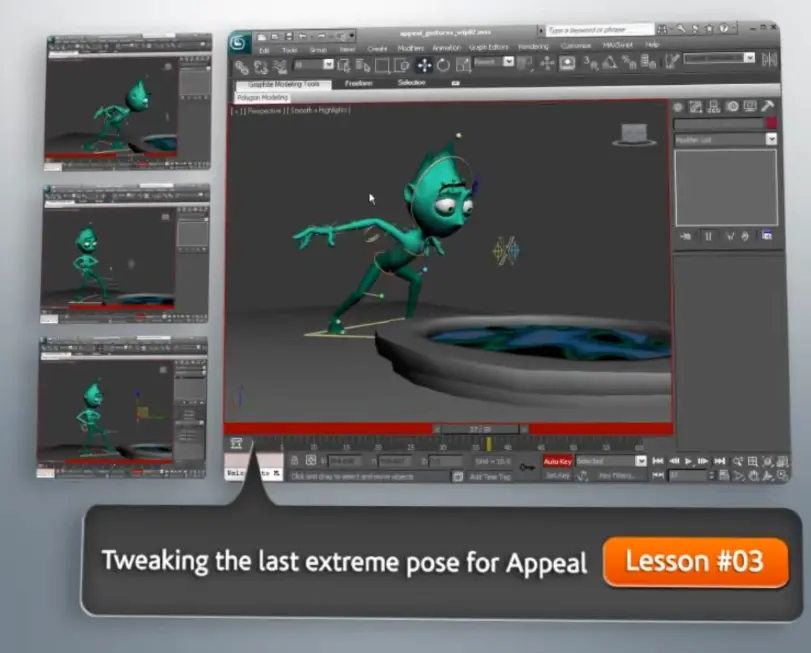 Exploring Animation Principles in 3ds Max - Appeal