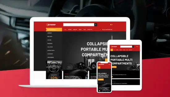 Download JA Autoshop right China template for Joomla