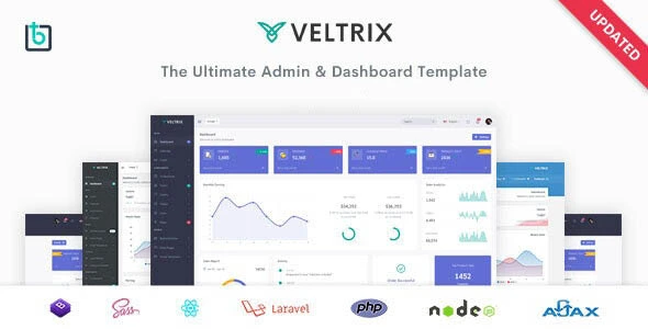 Download Veltrix dashboard and management template