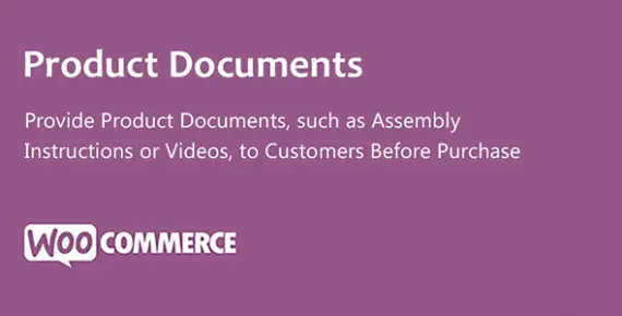 افزونه WooCommerce Product Documents
