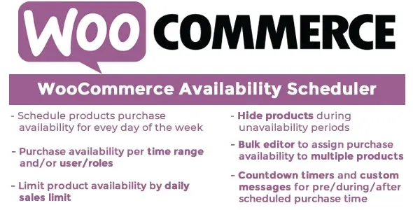 Download the WooCommerce Availability Scheduler plugin