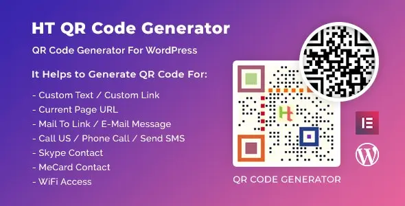 Download HT QR Code Generator plugin for WordPress