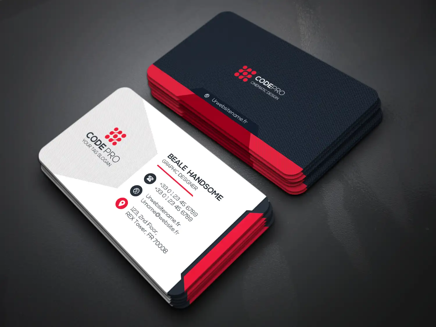 ezgif 4 aa31973e85 - طرح لایه باز کارت ویزیت قرمز سورمه ای Business Card