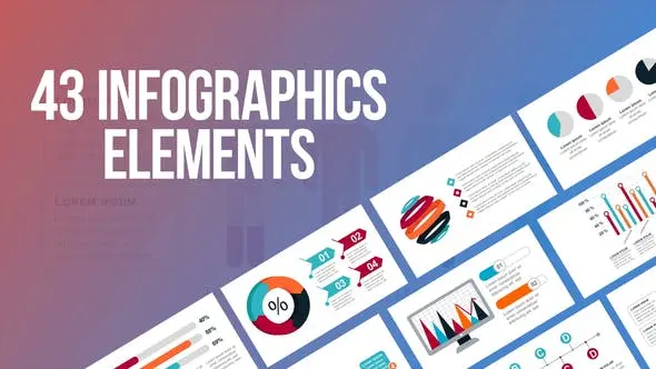 افترافکت Infographics – 43 Elements