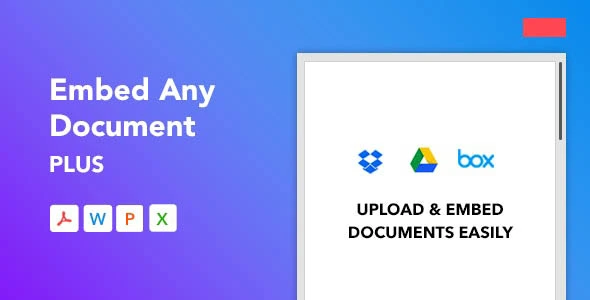 Download the Embed Any Document Plus plugin for WordPress