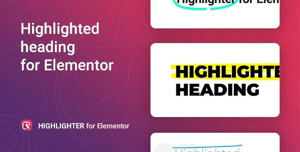 Download the Highlighter plugin for Elementor