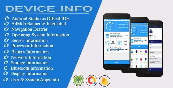 اپلیکیشن Device Info for android with Admob