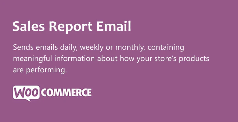 افزونه WooCommerce Sales Report Email