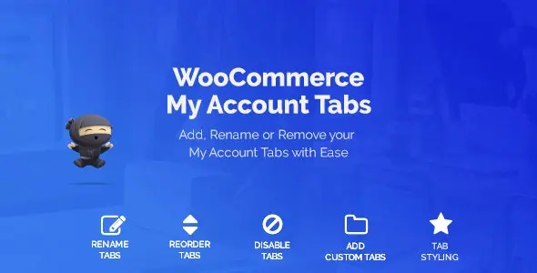 Download WooCommerce Custom My Account Pages plugin