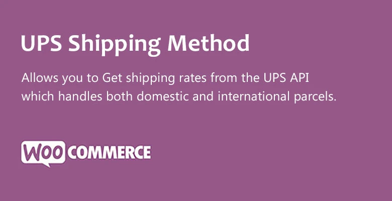 افزونه WooCommerce UPS Shipping Method