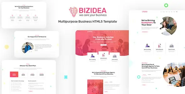 قالب HTML شرکتی Bizidea