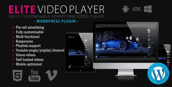 افزونه Elite Video Player برای وردپرس