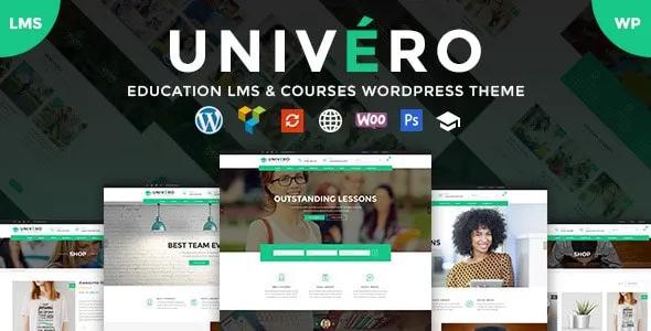 قالب فارسی یونیورو Univero – قالب آموزشگاه