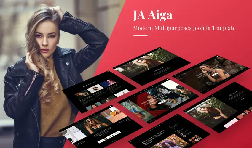 Download the correct JA Aiga template for Joomla