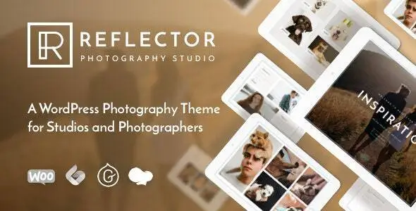 Download Reflector photography template for WordPress