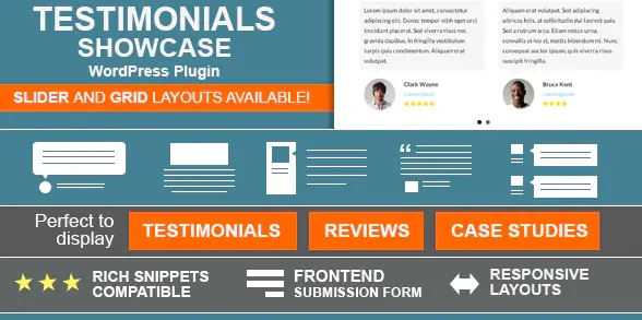 Download Testimonials Showcase WordPress Plugin