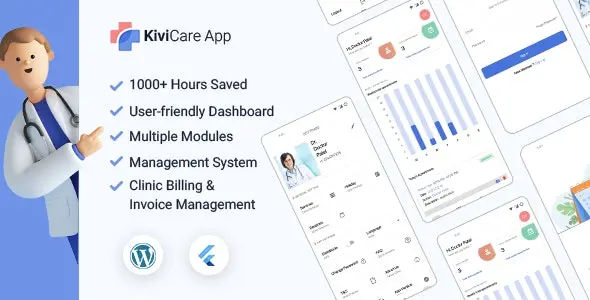 Download KiviCare Flutter 3.x App - Clinic & Patient Management System