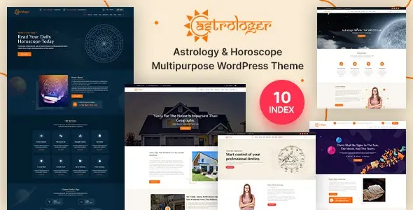 Download the Astrologer template for WordPress