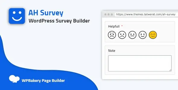 Download AH Survey plugin for WordPress