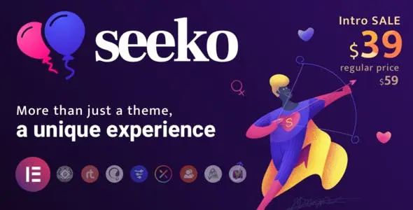 Download the Seeko theme for WordPress