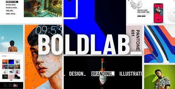 Download Boldlab's creative theme for WordPress