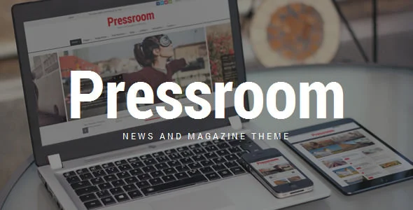 Download the pressroom template for WordPress