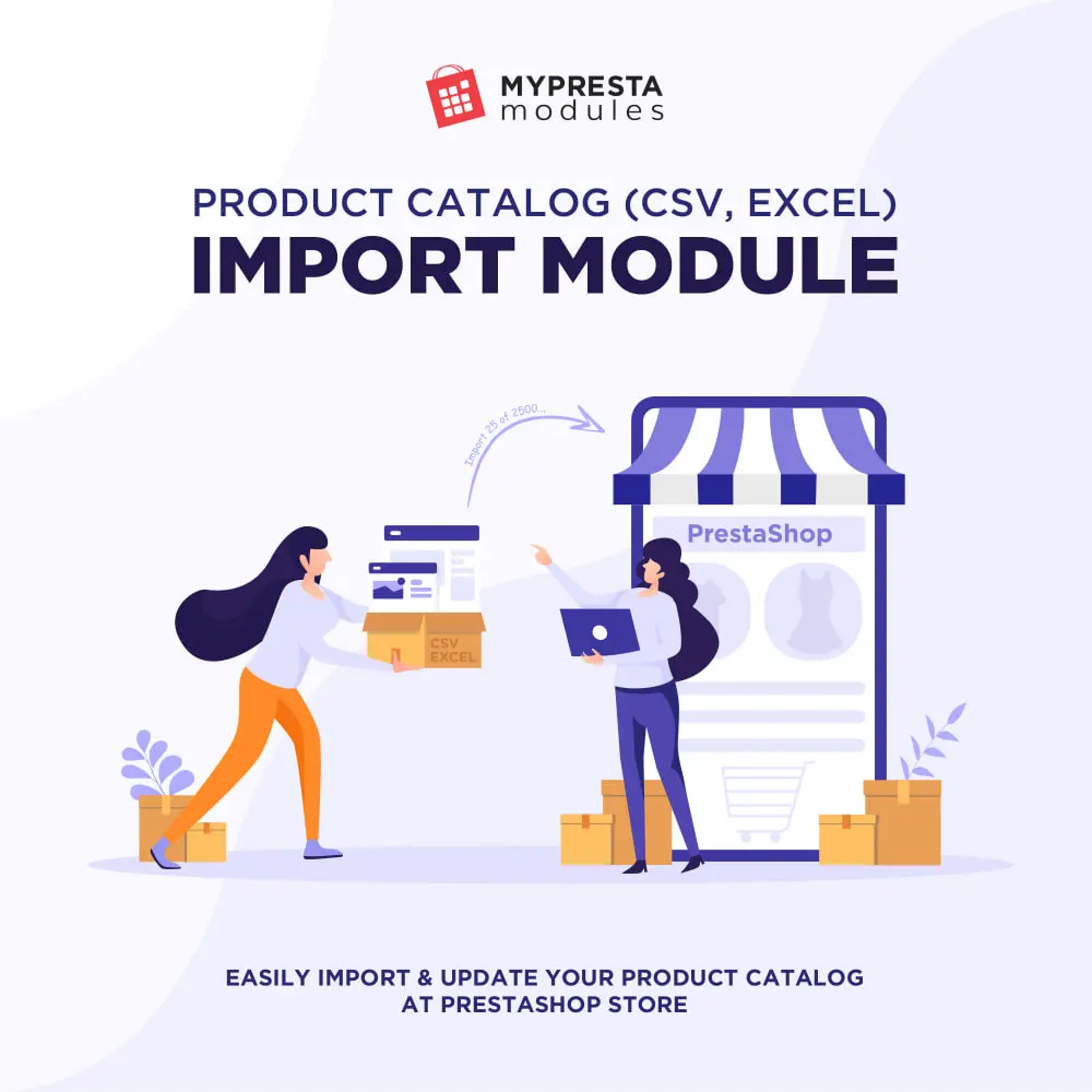 Download the Product Catalog (CSV, Excel) Import module for Prestashop