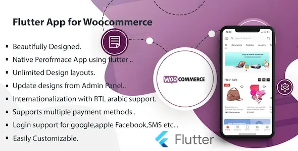 Download WooCommerce Flutter Multivendor mobile application