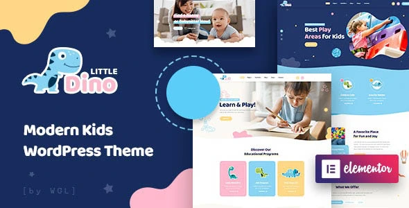 Download Littledino children's wordpress theme