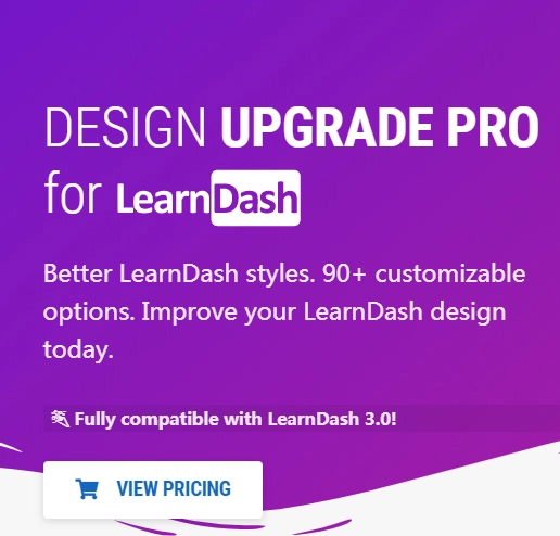 Download the Design Upgrade Pro plugin for LearnDash