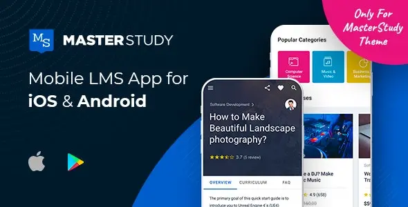 Download the application Flutter MasterStudy LMS
