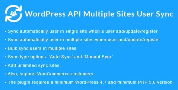 Download WordPress API Multiple Sites User Sync plugin