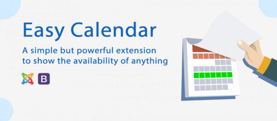 افزونه Easy Calendar برای جوملا